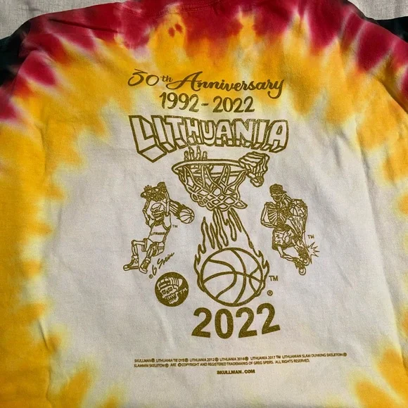 NWT Lithuania Basketball T-Shirt - Picture 3 of 3